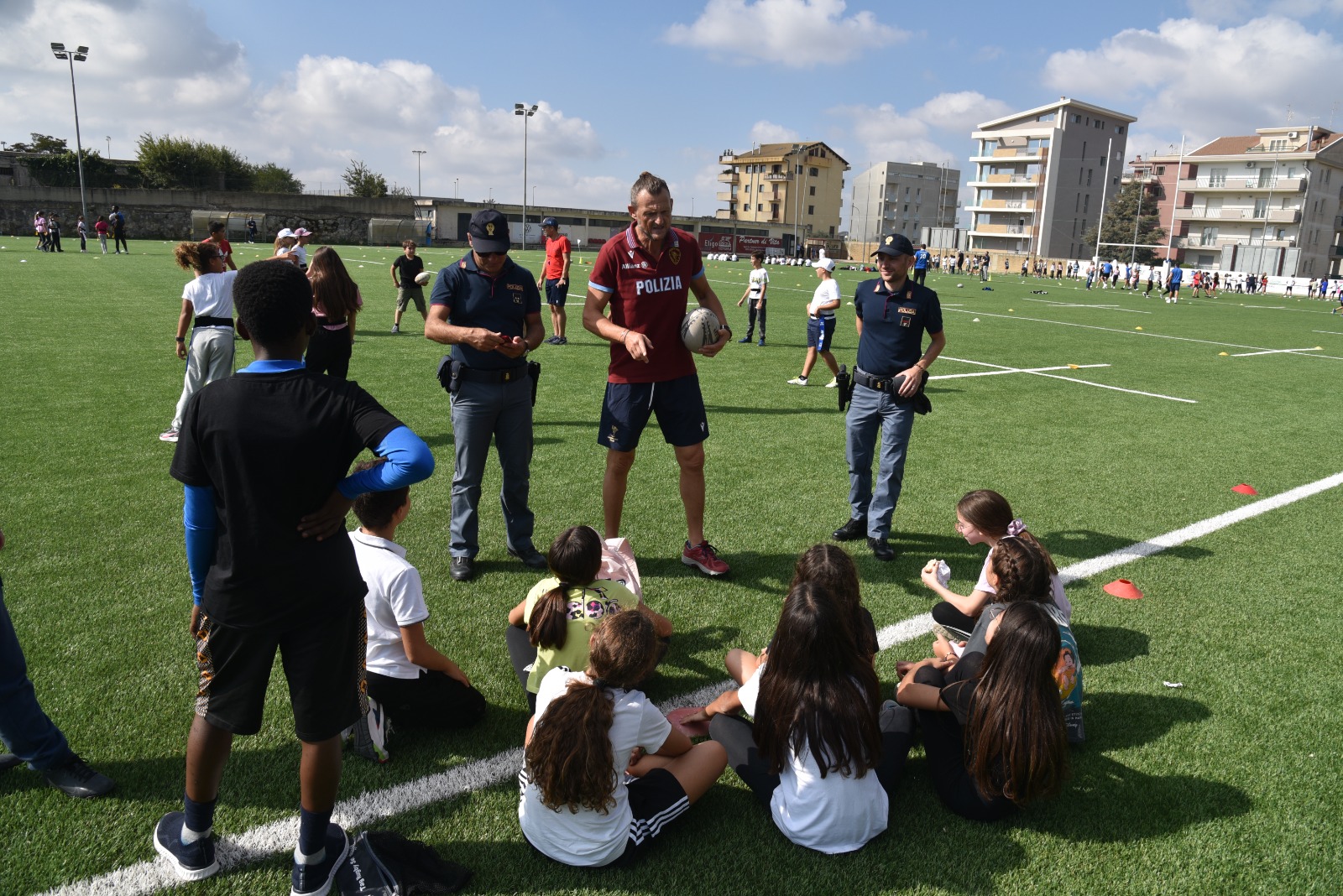 prevenzione della violenza di genere, l'impegno delle fiamme oro rugby