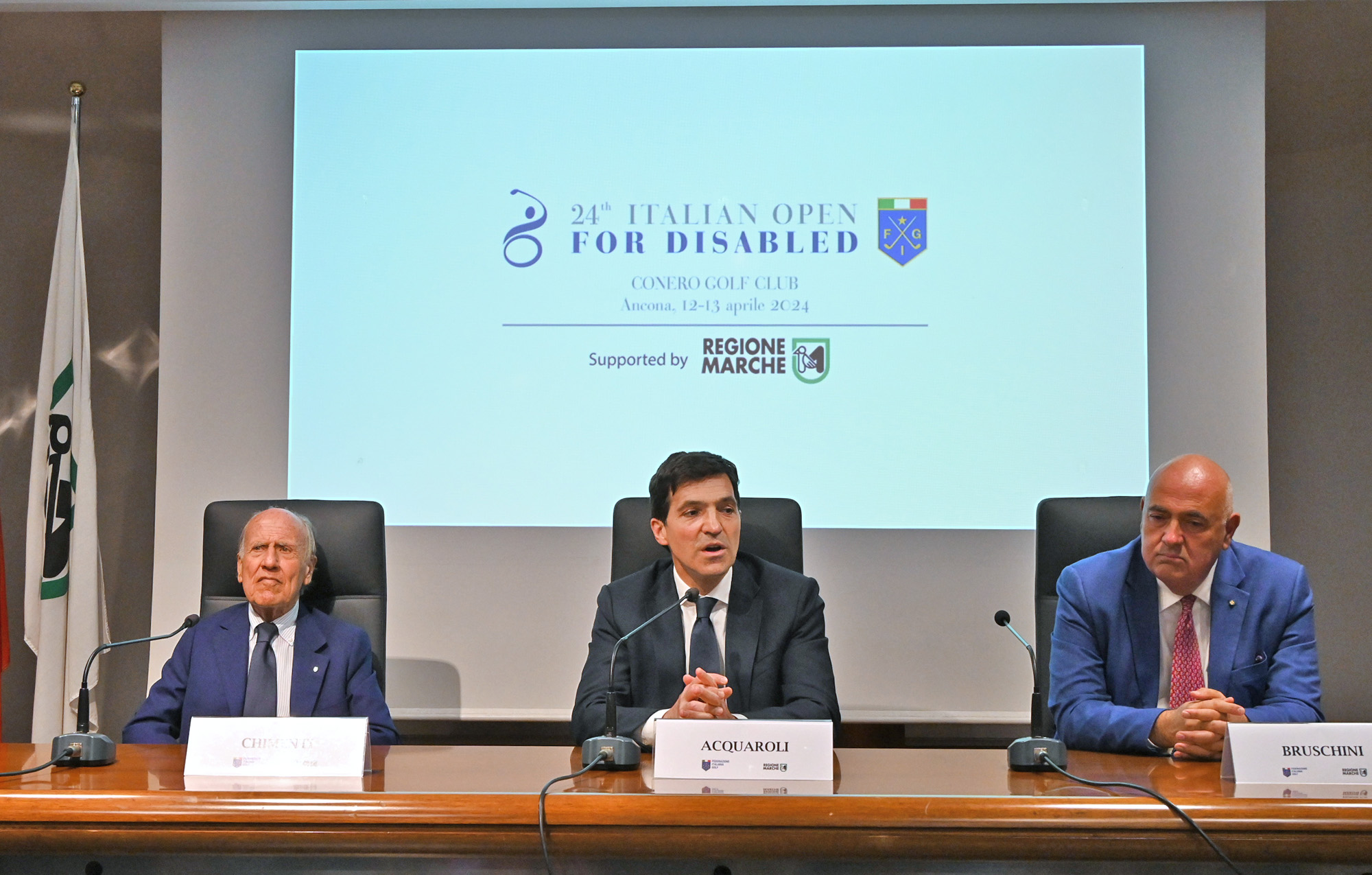 Presentato ad Ancona l'OPEN d'Italia di golf riservato ad atleti disabili