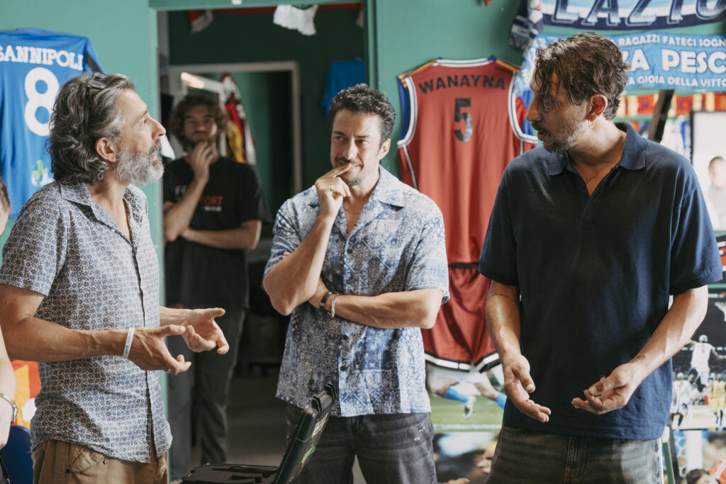 Corrado Fortuna in alcune immagini tratte dal backstage del corto "All In"