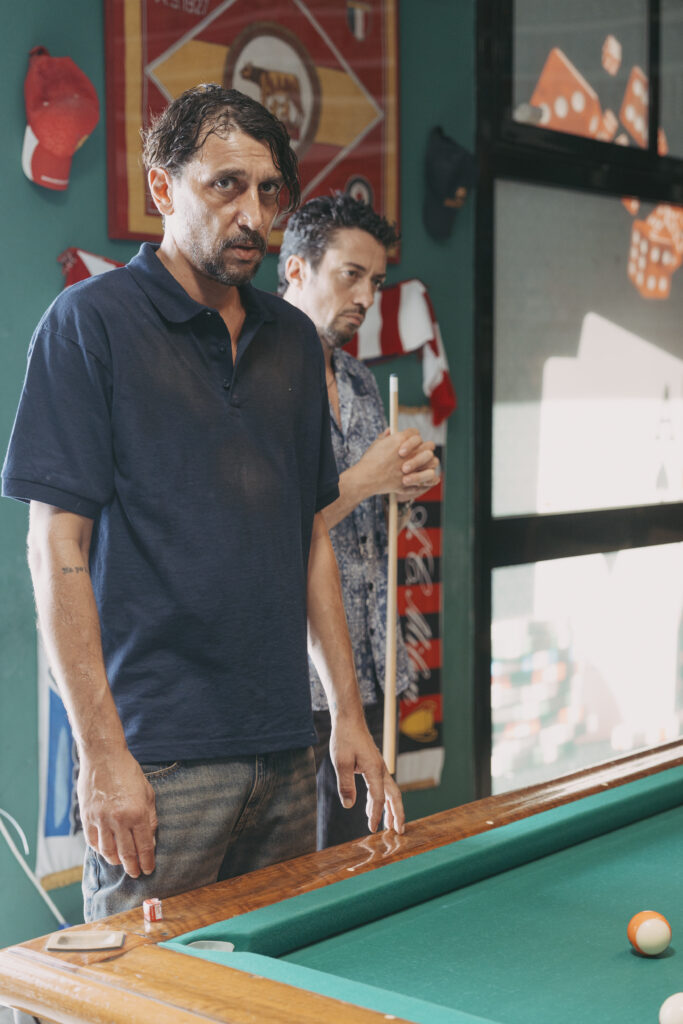 Corrado Fortuna in alcune immagini tratte dal backstage del corto "All In"