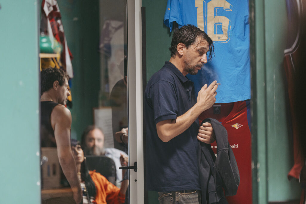 Corrado Fortuna in alcune immagini tratte dal backstage del corto "All In"
